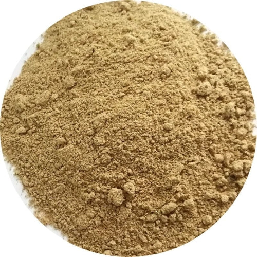 rhizome de gingembre moulu, plante médicinale en vrac
