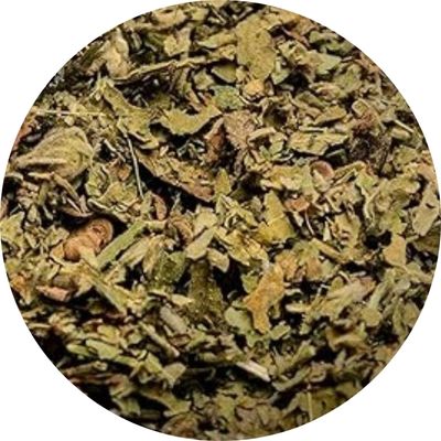 feuilles de guimauve, plante médicinale en vrac