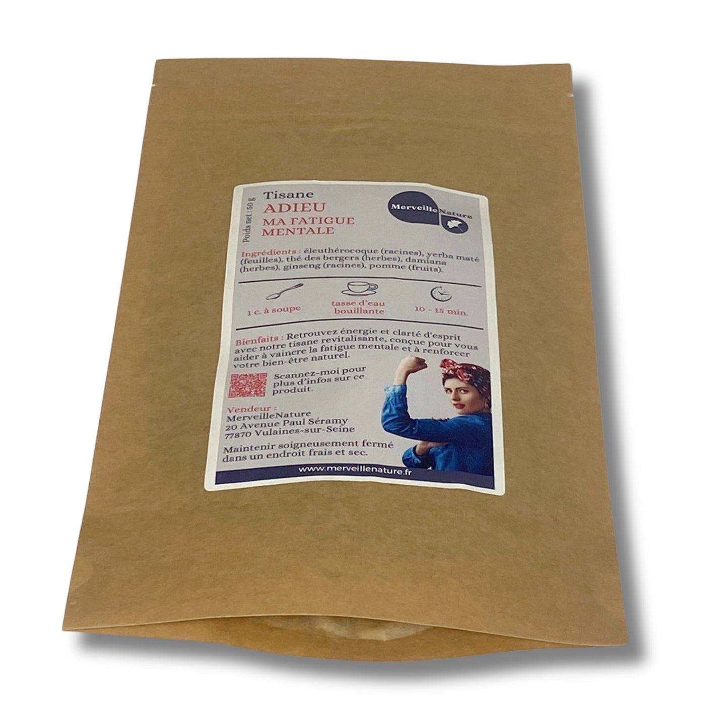 sachet de tisane pour la mémoire et la concentration