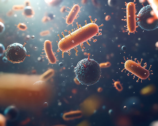 Illustration de virus hivernaux responsables des infections saisonnières.