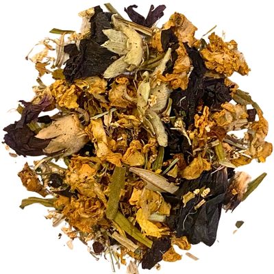 Tasse de tisane respiratoire aux plantes médicinales – infusion naturelle pour soulager la gorge, dégager les bronches et renforcer l’immunité.