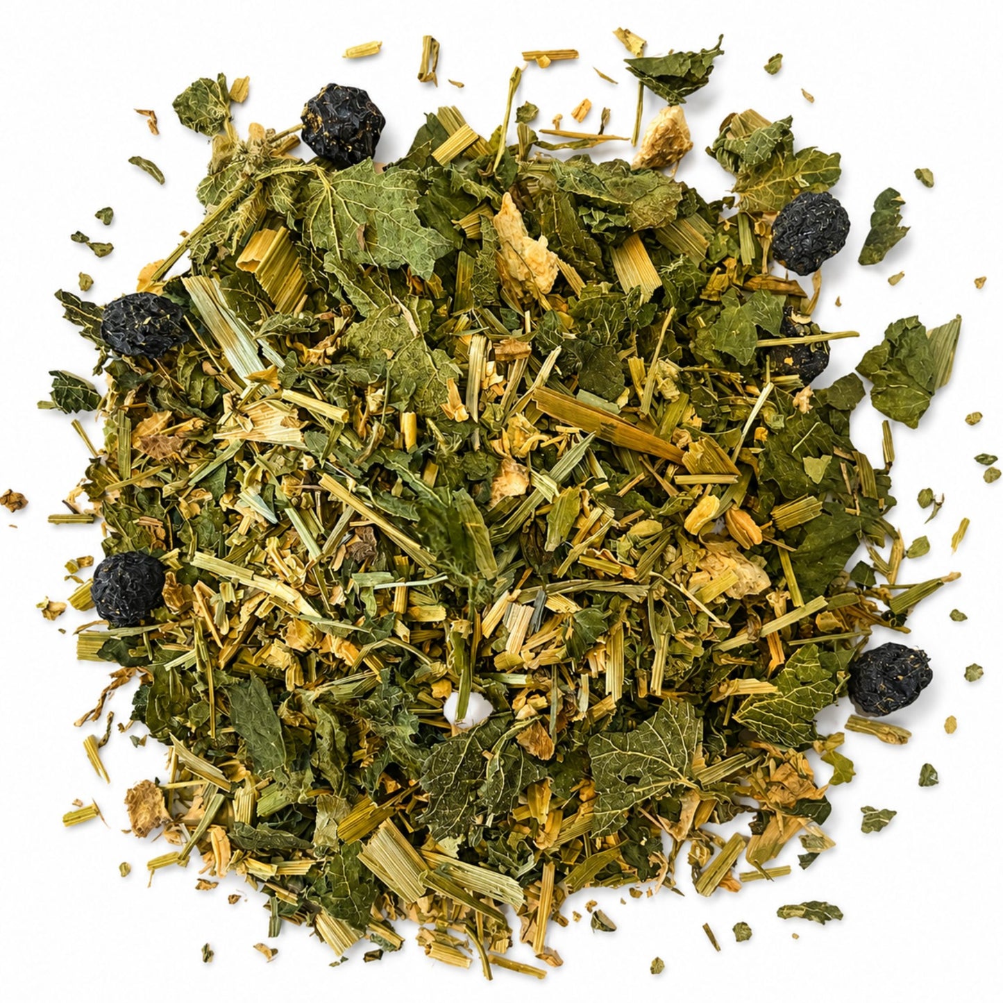 Mélange de plantes en vrac de la tisane Bonjour Ma Detox MerveilleNature, infusion pour purifier le corps, soutenir les fonctions hépatiques et rénales, et favoriser une digestion harmonieuse 
